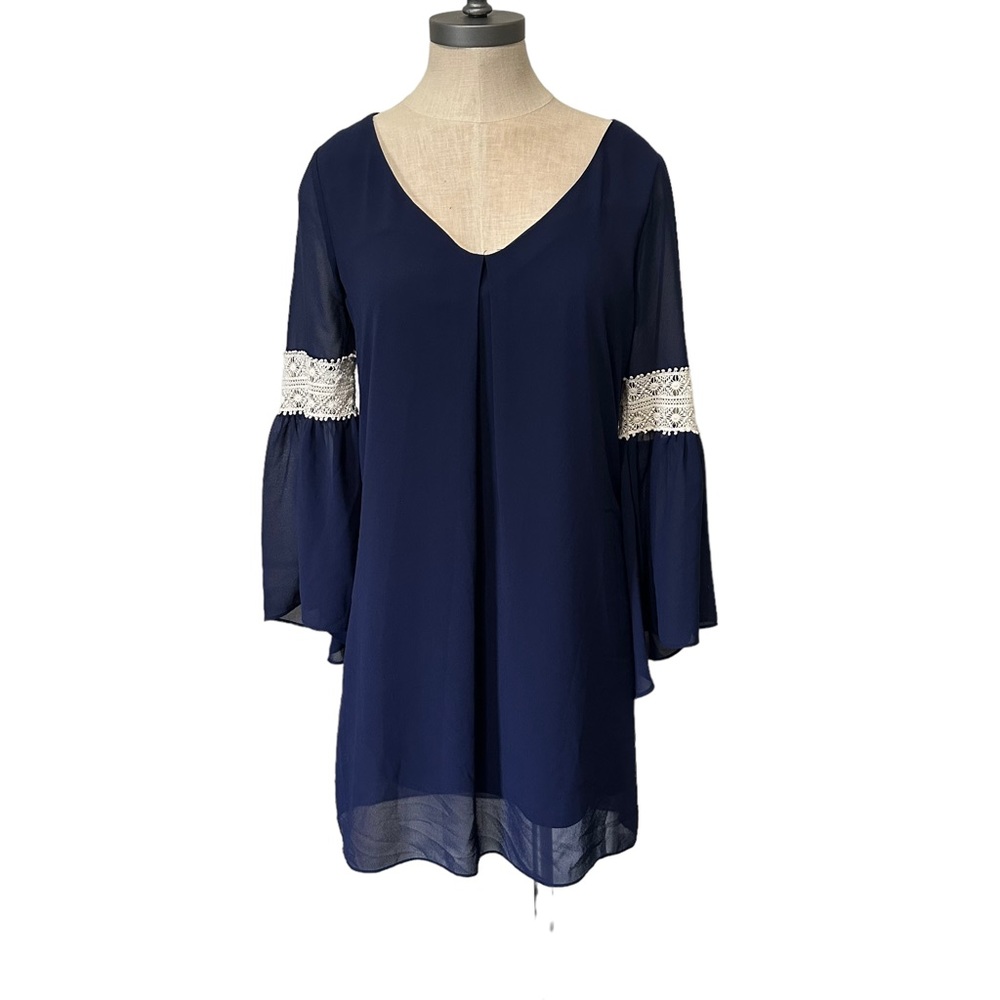 By & By Navy Blue Dress Size M